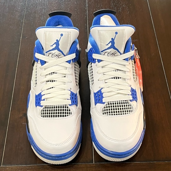 100% AUTHENTIC DS 2017 NIKE AIR JORDAN 4 IV RETRO ROYAL MOTORSPORTS SZ 8.5 - Picture 3 of 16